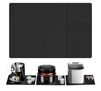 Tappetino Macchina Caffe 60.8x40.5cm,silicone tappetino scolapiatti,tappetino scolapiatti assorbente cucina, tappetino cucina antiscivolo lavabile