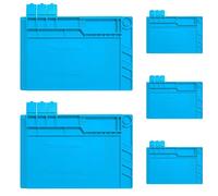 Tappetino magnetico resistente al calore S160 per riparazione di computer e telefoni, cuscinetto per stazione di saldatura ad alta temperatura (confezione da 5)