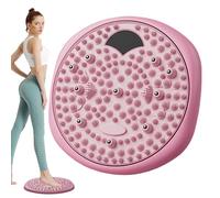 Tappetino massaggiante per i piedi, massaggiatore per la pressione dei piedi, tappetino riscaldato per massaggio, cuscinetto per punti di pressione 2 in 1, cuscino rotondo per alleviare i piedi