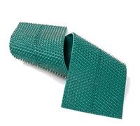 Tappetino massaggiante rettangolare Quadro 6,2Ag, tappetino massaggiante 118 x 471 mm, tappetino Fakir per agopuntura, massaggio, riccio, massaggiatore benessere, schiena, collo, rilassante, (verde)