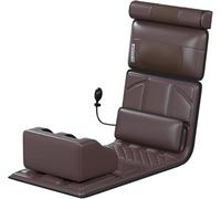 Tappetino Massaggiante Riscaldato Con 20 Testine Massaggianti For Collo, Cuscino Riscaldante For Massaggio Completo Del Corpo, Tappetino Massaggiante For Alleviare Il Dolore Alla Schiena(Brown)