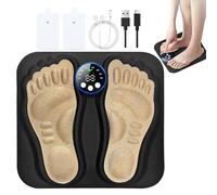 Tappetino Massaggiatore Per Piedi | Pad Massaggiapiedi con Stimolatore Muscolare Sportivo | Macchina per la Salute Ricaricabile per Compleanno Ufficio Sport Meditazione Yoga Viaggio e Prima di Dormire