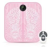 Tappetino Massaggiatore Plantare EMS per Neuropatia, Tappetino Massaggiante Ricaricabile, Cuscinetti per Il Rilassamento dei Piedi, Strumento di Massaggio per Alleviare I Piedi Doloranti(Pink)