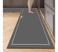 Tappetino Morbido Al Silicone Per Cucina, Impermeabile All'acqua E All'olio, A Forma Di L, Antiscivolo E Assorbente, Adatto All'ingresso Dell'abitazione E Resistente Alla Sporco, Senza Lavaggio 40*60c