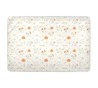 Tappetino morbido assorbente per imparare a usare il vasino con cani in stile cartone animato, lavabile in lavatrice, 132,1 x 86,4 cm (lunghezza x larghezza)