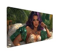 Tappetino Mouse 1000x500x3mm, Tappetino Mouse Gaming verde Mouse Pad donna Mouse Pad Mappa del mondo Mousepad, Antiscivolo Desk Mat Migliora Precisione e Velocità per Ufficio o Gaming Regalo XZ-865