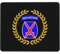 Tappetino Mouse 10Th Mountains Division Mouse Pad Superficie Antipolvere Accessori Gaming Soft Mousepad per Computer Pc E Laptop Casa M