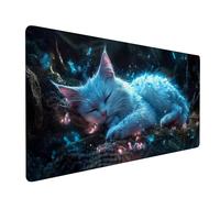 Tappetino Mouse 1200x600x3mm, Tappetino Mouse Gaming blu Mouse Pad animale Mouse Pad Mappa del mondo Mousepad, Antiscivolo Desk Mat Migliora Precisione e Velocità per Ufficio o Gaming Regalo XZ-808