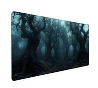 Tappetino Mouse 1200x600x3mm, Tappetino Mouse Gaming nero Mouse Pad Albero Mouse Pad Mappa del mondo Mousepad, Antiscivolo Desk Mat Migliora Precisione e Velocità per Ufficio o Gaming Regalo XZ-61