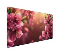 Tappetino Mouse 1200x600x3mm, Tappetino Mouse Gaming rosa Mouse Pad fiore Mouse Pad Mappa del mondo Mousepad, Antiscivolo Desk Mat Migliora Precisione e Velocità per Ufficio o Gaming Regalo XZ-931