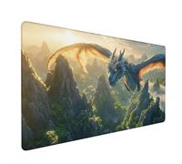 Tappetino Mouse 1600x800x3mm, Tappetino Mouse Gaming verde Mouse Pad ala Mouse Pad Mappa del mondo Mousepad, Antiscivolo Desk Mat Migliora Precisione e Velocità per Regalo per Ufficio o Gaming XZ-219