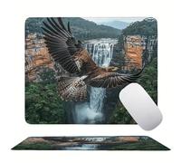 Tappetino Mouse 250 x 200 x 3mm, Autunno Aquile(2) Mouse pad Piccolo, Mousepad per Gioco ad Alta Precisione, Resistente All'Acqua, con Base in Gomma Antiscivolo, per Lavoro in Ufficio a Casa s0z-464