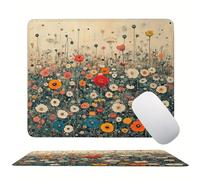 Tappetino Mouse 250 x 200 x 3mm, Colore Aiuola Mouse pad Piccolo, Mousepad per Gioco ad Alta Precisione, Impermeabile e Facile da Pulire, con Base in Gomma Antiscivolo, Lavoro Ufficio Casa s0z-17