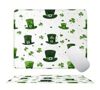 Tappetino Mouse 250 x 200 x 3mm, Verde Pianta Mouse pad Piccolo, Mousepad per Gioco ad Alta Precisione, Impermeabile e Facile da Pulire, con Base in Gomma Antiscivolo, Lavoro Ufficio Casa s0z-36