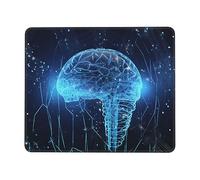 Tappetino Mouse 25X30CM, Artificial Intelligence Brain Mouse Pad Facile da Pulire Tappetino Scrivania Confortevole Mousepad per Computer Ufficio Laptop