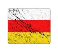 Tappetino Mouse 25X30CM, Flag of South Ossetia Texture Effect Mousepad Facile da Pulire Tappetino Scrivania Uso Prolungato Mouse Pad per Laptop Ufficio Scrivania