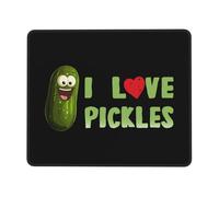Tappetino Mouse 25X30CM, I Love Pickles Squad Mousepad Uso Prolungato Tappetino Scrivania Durevole Mouse Pad per Computer Scrivania Ufficio