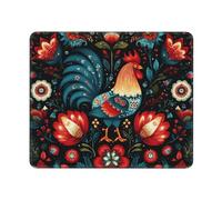 Tappetino Mouse 25X30CM, Polish Folk Art Pattern Mousepad Facile da Pulire Tappetino Scrivania Uso Prolungato Mouse Pad per Laptop Ufficio Scrivania