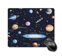 Tappetino Mouse 25X30CM, The Solar Family Mouse Pad Uso Prolungato Tappetino Scrivania Durevole Mousepad per Laptop Computer Scrivania