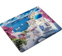 Tappetino Mouse 260x210x3mm, Mouse Pad XL, Maggiore Precisione e Velocità, Base in Gomma per Una Presa Stabile su Superfici, Tappetino Mouse Ufficio Casa architettura piccola città S0-469