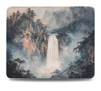 Tappetino Mouse 32x26 cm, Tappetino Scrivania, Bordi Cuciti Anti-Sfilacciamento, Impermeabile e Antiscivolo, Portatile Mouse Pad per PC, Laptop Migliora la Precisione Azioni ordinarie Retrò 0d-845