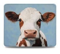 Tappetino Mouse 32x26 cm, Tappetino Scrivania, Bordi Cuciti Anti-Sfilacciamento, Impermeabile e Antiscivolo, Portatile Mouse Pad per PC, Laptop Migliora la Precisione e la Velocità Blu Bue 0d-619