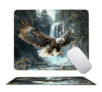 Tappetino Mouse 340 x 280 x 3mm, Autunno Aquila Mouse pad Piccolo, Mousepad per Gioco ad Alta Precisione, Impermeabile e Facile da Pulire, con Base in Gomma Antiscivolo, Lavoro Ufficio Casa s0z-465