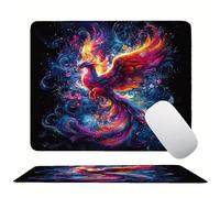 Tappetino Mouse 340 x 280 x 3mm, Colore Fenice Mouse pad Piccolo, Mousepad per Gioco ad Alta Precisione, Impermeabile e Facile da Pulire, con Base in Gomma Antiscivolo, Lavoro Ufficio Casa s0z-351