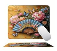 Tappetino Mouse 340 x 280 x 3mm, Rosa Rosso Mouse pad Piccolo, Mousepad per Gioco ad Alta Precisione, Impermeabile e Facile da Pulire, con Base in Gomma Antiscivolo, per Lavoro Ufficio a Casa s0z-331