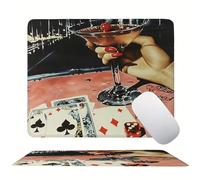 Tappetino Mouse 340 x 280 x 3mm, Tazza Mano Mouse pad Piccolo, Mousepad per Gioco ad Alta Precisione, Impermeabile e Facile da Pulire, con Base in Gomma Antiscivolo, per Lavoro Ufficio a Casa s0z-443
