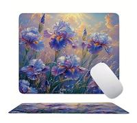 Tappetino Mouse 340 x 280 x 3mm, Viola Astratto Mouse pad Piccolo, Mousepad per Gioco ad Alta Precisione, Impermeabile e Facile da Pulire, con Base in Gomma Antiscivolo, Lavoro Ufficio Casa s0z-324
