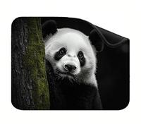 Tappetino Mouse 340x280x3mm, con Base in Gomma Antiscivolo, Tappetino Mouse Gaming Superficie Liscia per Controllo Preciso, Mousepad Impermeabile e Lavabile per Laptop, PC - Alberi Panda X-z-6762