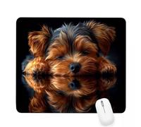 Tappetino Mouse 340x280x3mm,Tappetino Mouse nero Piccolo con Motivo,Impermeabile e Antiscivolo Tastiera da Gaming Mousepad,cane Tappeto Scrivania con Bordo Cucito per Ufficio Accessori,Regali J-789