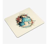 Tappetino Mouse 40x30cm, Beige Tappetino Mouse Gaming Terra Mini Mouse Pad, Impermeabile Mousepad, Fondo Antiscivolo in Gomma Naturale, Morbido, Confortevole Accessori Gaming per Computer S0-1256