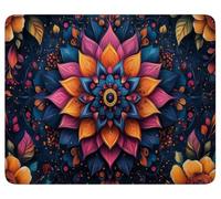 Tappetino Mouse 420 x 350 mm, Tappetino per Mouse Gaming Viola k-1352 | Sottomano Scrivania Mandala Mousepad Migliora Velocità e Precisione, Base in Gomma Antiscivolo, per Computer, PC, Laptop