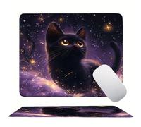 Tappetino Mouse 420 x 350 x 3mm, Sogno Gatto Mouse pad Piccolo, Mousepad per Gioco ad Alta Precisione, Impermeabile e Facile da Pulire, con Base in Gomma Antiscivolo, per Lavoro Ufficio a Casa s0z-82