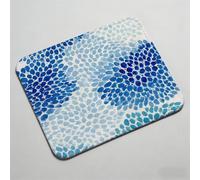 Tappetino Mouse 500x250x3mm, Tappetino Mouse con Bordi Cuciti, Impermeabile e Antiscivolo, per Maggiore Precisione e Velocità, Piccolo Tappetino Portatile, blu sogno, Regalo Uomo 0O-636