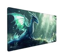 Tappetino Mouse 600x300x3mm, Tappetino Mouse Gaming verde Mouse Pad animale Mouse Pad Mappa del mondo Mousepad, Antiscivolo Desk Mat Migliora Precisione e Velocità per Ufficio o Gaming Regalo XZ-652
