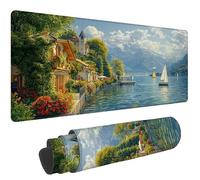 Tappetino Mouse 800x300x3mm Mouse Pad Città di mare Mousepad, e-37
