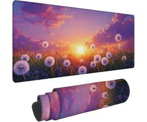 Tappetino Mouse 800x400mm | Superficie Liscia |Dente di leone 0-z598 | Comodo, Antiscivolo e Lavabile Bordi Cuciti Mouse Pad, Tappetino Scrivania per Ufficio, Gaming e Laptop Impianto-4