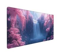 Tappetino Mouse 800x400x3mm, Tappetino Mouse Gaming blu Mouse Pad Autunno Mouse Pad Mappa del mondo Mousepad, Antiscivolo Desk Mat Migliora Precisione e Velocità per Ufficio o Gaming Regalo XZ-961