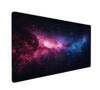 Tappetino Mouse 900x400x3mm, Tappetino Mouse Gaming blu Mouse Pad Cielo stellato Mouse Pad Mappa del mondo Mousepad, Durevoli Antiscivolo Lavabile Desk Mat per Regalo per Ufficio o Gaming XZ-570