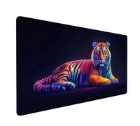Tappetino Mouse 900x400x3mm, Tappetino Mouse Gaming colore Mouse Pad tigre Mouse Pad Mappa del mondo Mousepad, Antiscivolo Desk Mat Migliora Precisione e Velocità per Ufficio o Gaming Regalo XZ-171