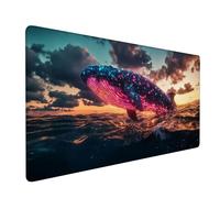 Tappetino Mouse 900x400x3mm, Tappetino Mouse Gaming marrone Mouse Pad animale Mouse Pad Mappa del mondo Mousepad, Antiscivolo Desk Mat Migliora Precisione e Velocità per Ufficio o Gaming Regalo XZ-414