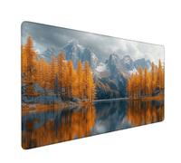 Tappetino Mouse 900x500x3mm, Tappetino Mouse Gaming giallo Mouse Pad Albero Mouse Pad Mappa del mondo Mousepad, Antiscivolo Desk Mat Migliora Precisione e Velocità per Ufficio o Gaming Regalo XZ-770