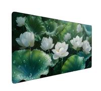 Tappetino Mouse 900x500x3mm, Tappetino Mouse Gaming verde Mouse Pad fiore Mouse Pad Mappa del mondo Mousepad, Antiscivolo Desk Mat Migliora Precisione e Velocità per Regalo per Ufficio o Gaming XZ-37