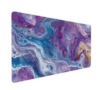 Tappetino Mouse 900x500x3mm, Tappetino Mouse Gaming Viola Mouse Pad acqua Mouse Pad Mappa del mondo Mousepad, Antiscivolo Desk Mat Migliora Precisione e Velocità per Ufficio o Gaming Regalo XZ-740