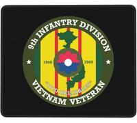 Tappetino Mouse 9Th Infantry Division Vietnam Combat Mouse Pad Base Antiscivolo Accessori Gaming Superficie Antipolvere Tappetino per Mouse per Pc E Laptop Computer Casa M