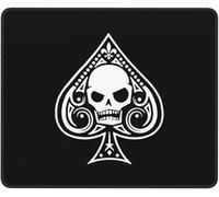 Tappetino Mouse Ace of Spades Mouse Pad Base Antiscivolo Accessori Gaming Soft Mousepad per Computer Pc E Laptop Essenziale per Ufficio S