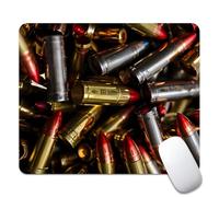 Tappetino Mouse AK 47 Machine Guns Ammunition Case Accessori Gaming Soft Mousepad Resistente agli Schizzi Tappetini per Ufficio Pc E Laptop Essenziale per Ufficio S